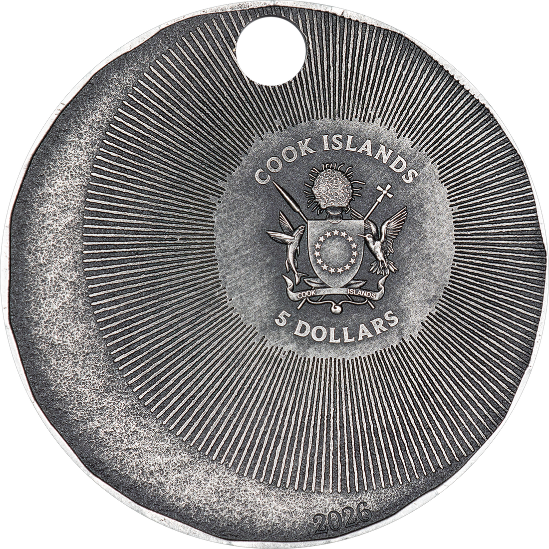Moneda de Plata 1 oz Talisman – Luminara Islas Cook 2026 3