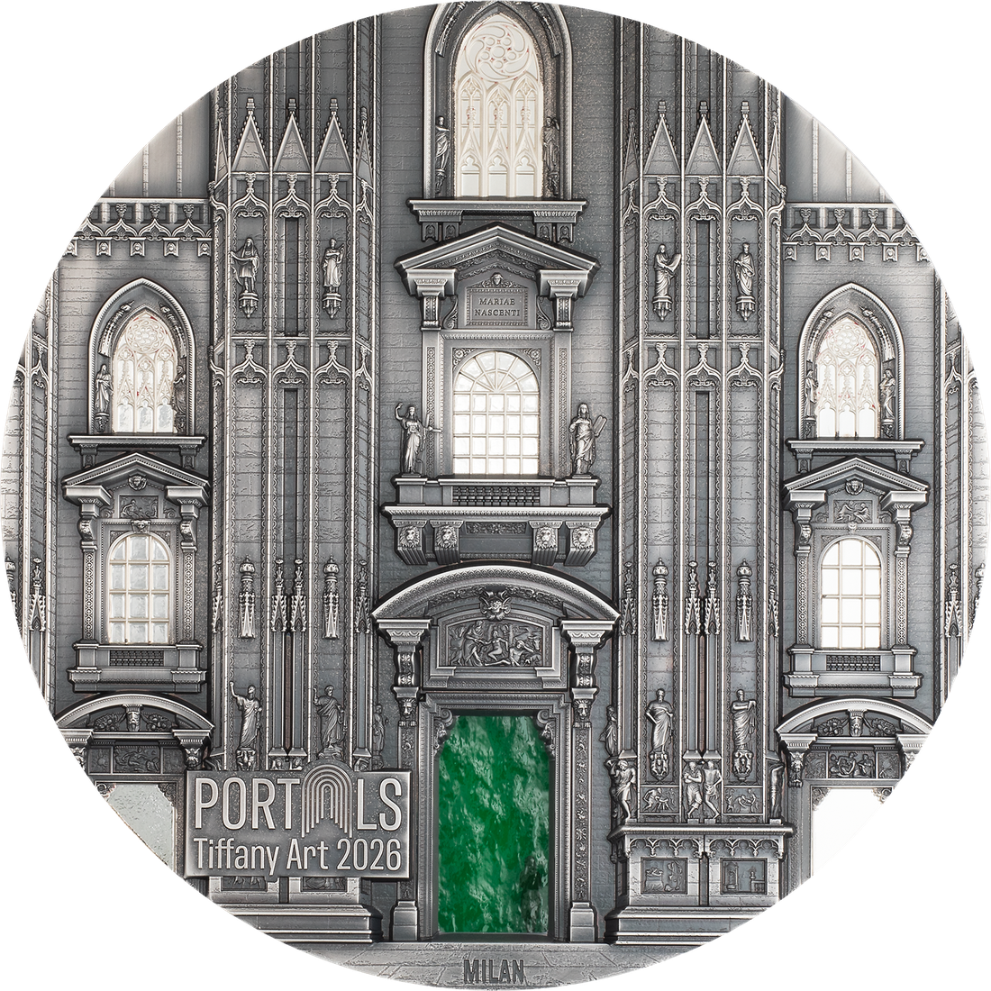 Moneda de Plata 1 kg Tiffany Art Portals – Milán & Praga Edición Kilo Islas Cook 2026