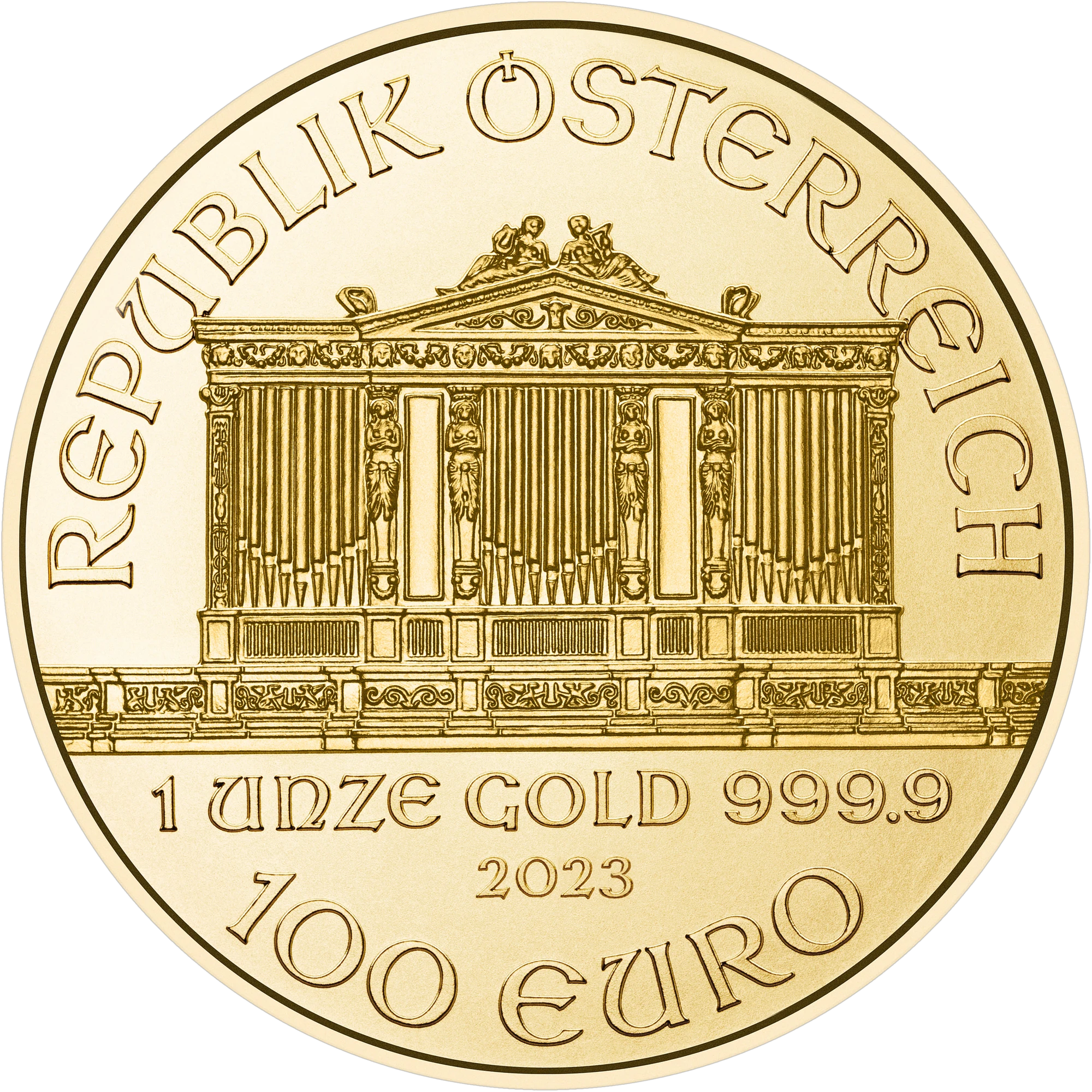 Moneda de Oro 1 oz Filarmónica de Viena (Wiener Philharmoniker) — Austria Años Variados (Mixed Years)