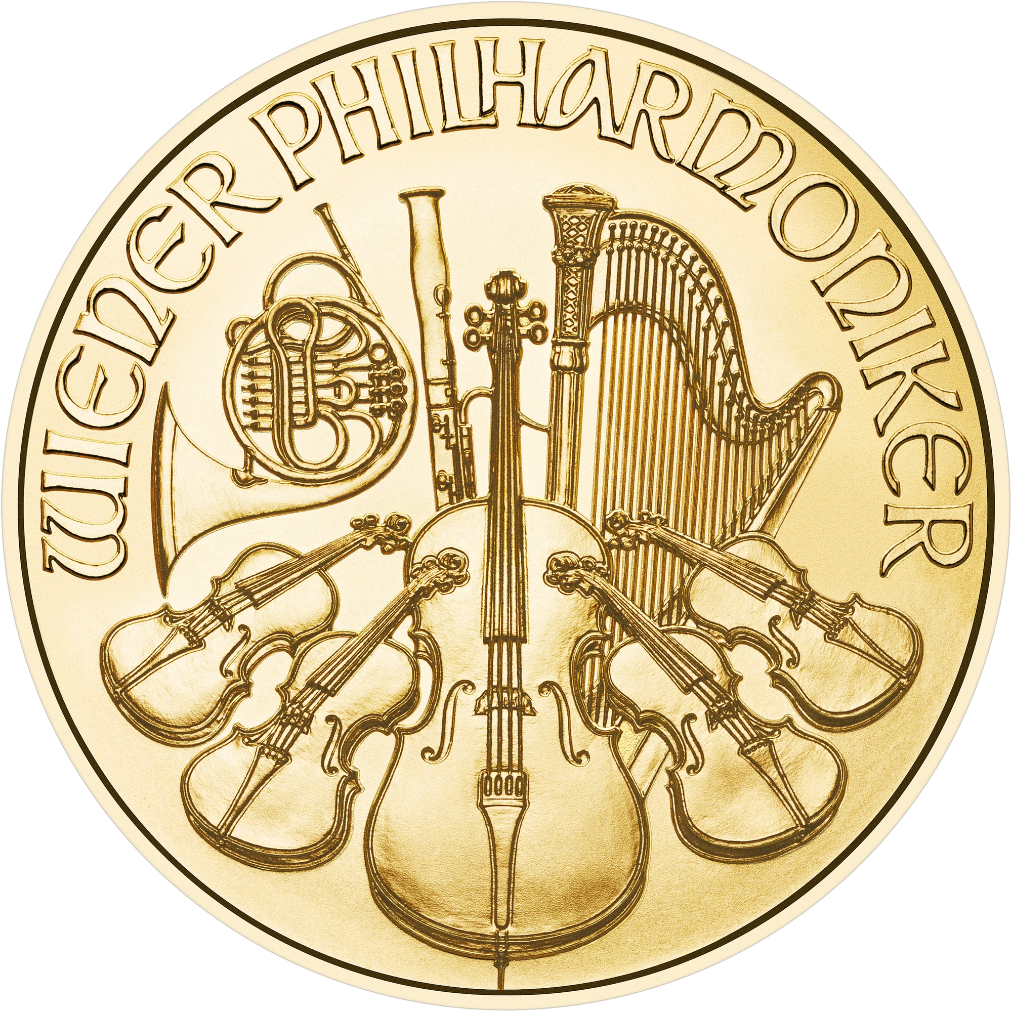 Moneda de Oro 1 oz Filarmónica de Viena (Wiener Philharmoniker) — Austria Años Variados (Mixed Years)