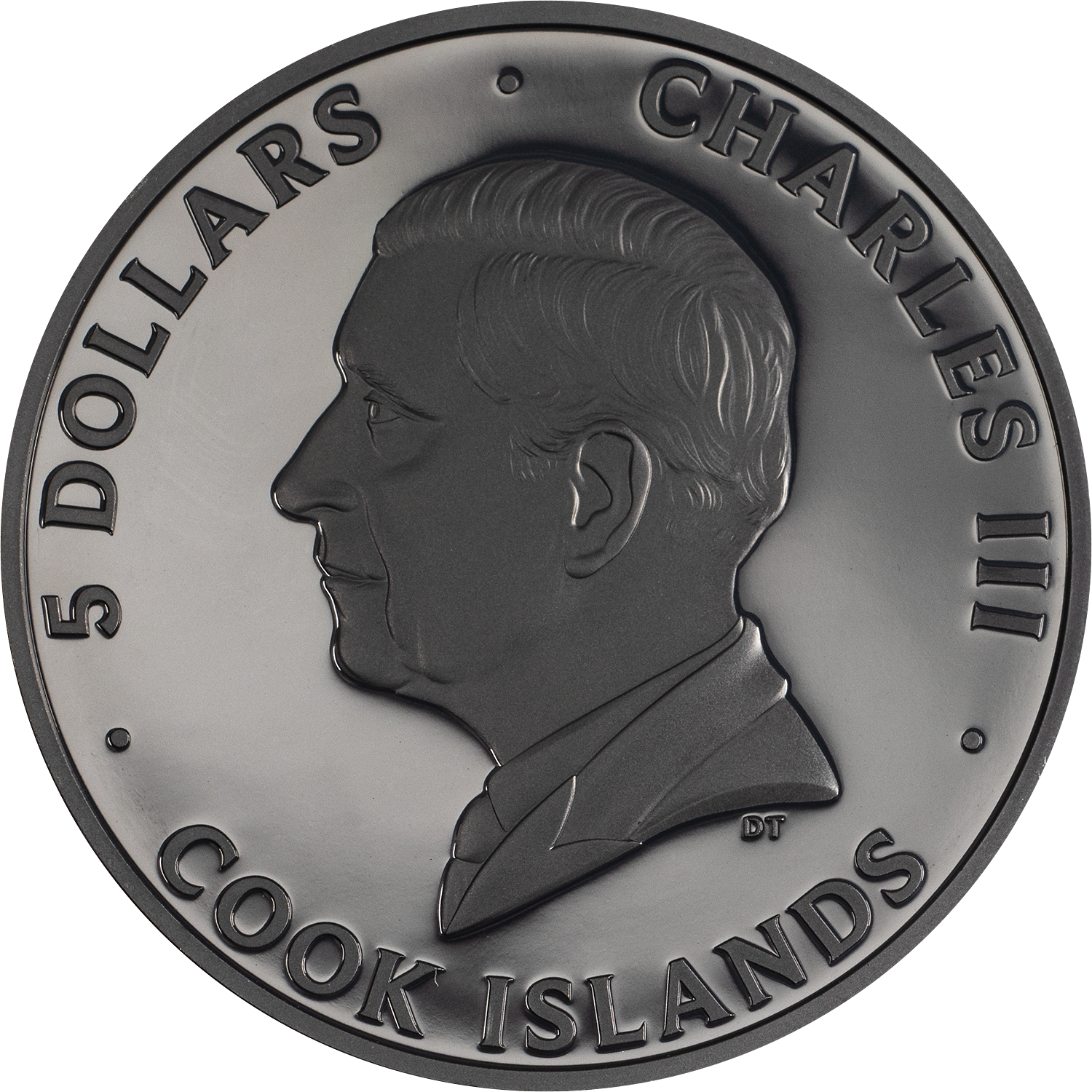 Moneda de Plata 1 oz La Ola – Negro Obsidiana Islas Cook 2026 3